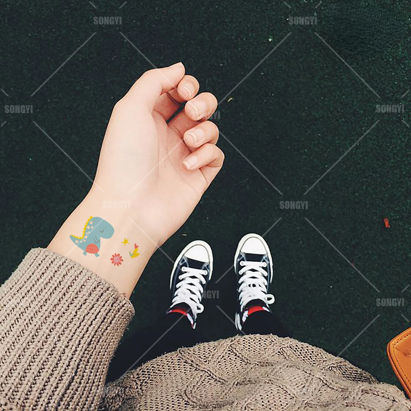 10 упаковок временные тату-наклейки Слон лев |