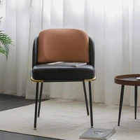 gy dining chair nordic light luxury iron stool single leisure chair coffee shop milk tea shop waiting chair