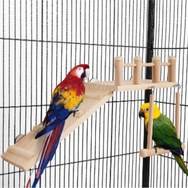 

3 шт./набор, деревянные подставки для игрушек для птиц