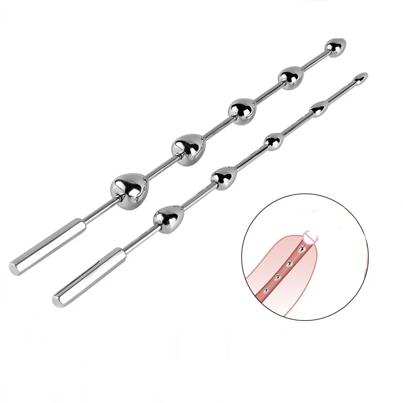 

Long Urethral Dilators Catheter Sounding Penis Bead Plug for Men Horse Eye Rod Prostate Stimulation Urethra Stainless Steel Male