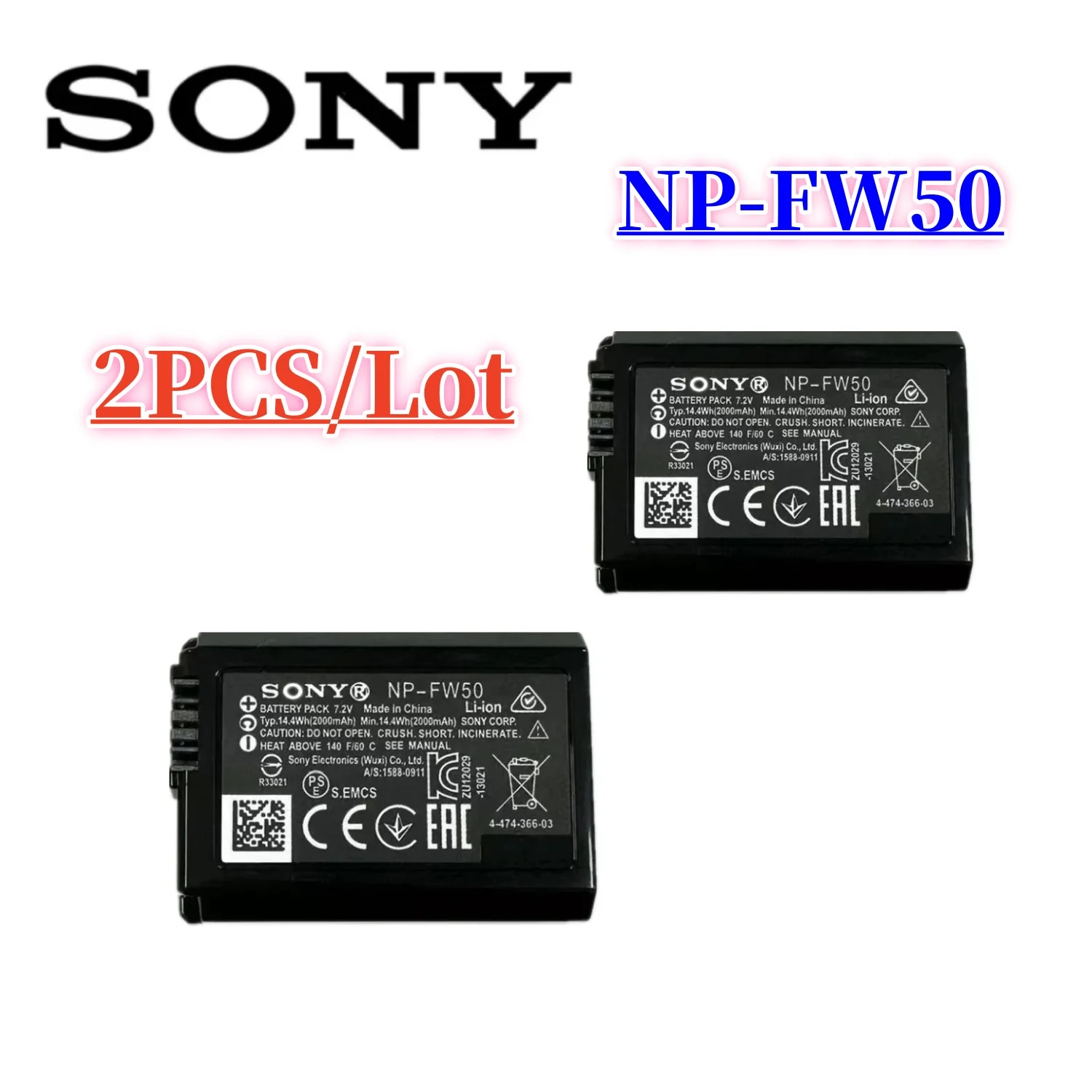 Аккумулятор NP FW50 для Sony Alpha a6500 a6300 a6000 a5000 a3000 NEX-3 a7R a7S NEX-7 NEX-3K NEX-5R