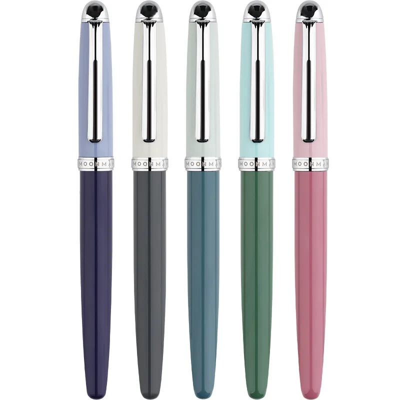 

Moonman Youth Shiny Color Fountain Pen and Metal Bright Tip for Adult and Student Calligraphy to Practice Pen