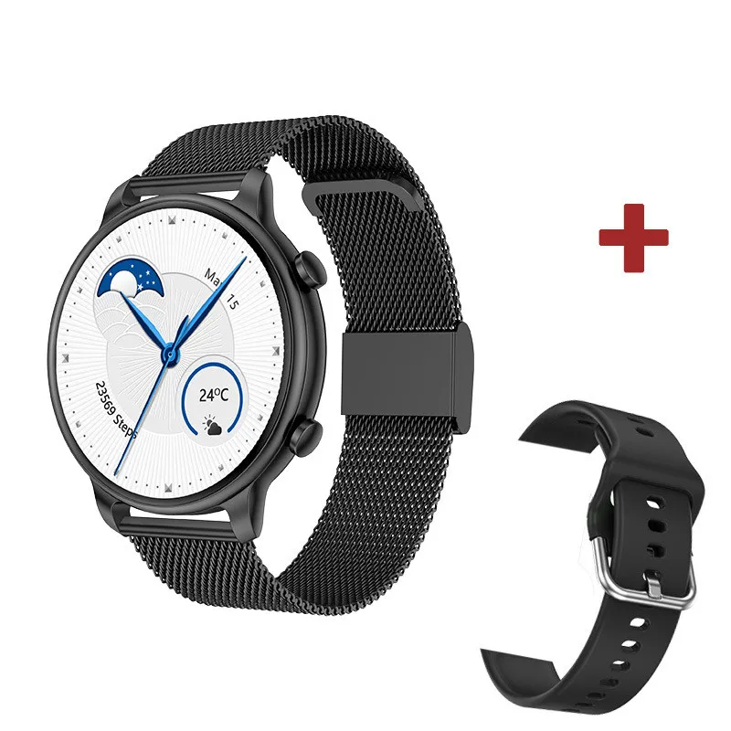 

New Fashion Unisex Smart Watch Bluetooth Call 1.32 Inch HD Full Circle Color Screen 3D Dynamic Dial Music Sports Smart-Watch