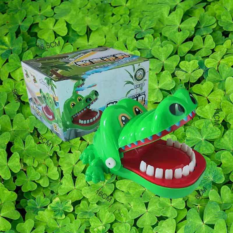 

Ultimate Fun with Large Crocodile Biting Finger Toy and Shark Pulling Teeth Game Toy - Unleash the Thrills