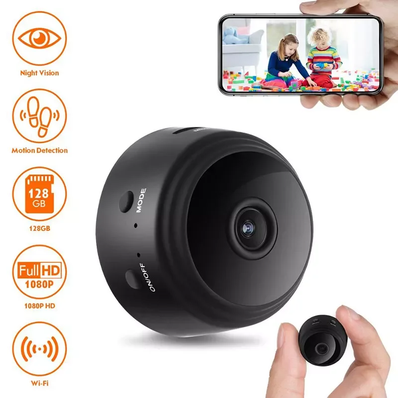 

New 1080PA9 IP Mini Camera Wireless Wifi Security Remote Control Surveillance Night Vision Mobile Detection Recorder Cam