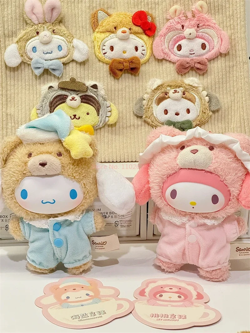 Подлинная виниловая кукла Sanrio Latte Baby Series слепая коробка креативная подвеска