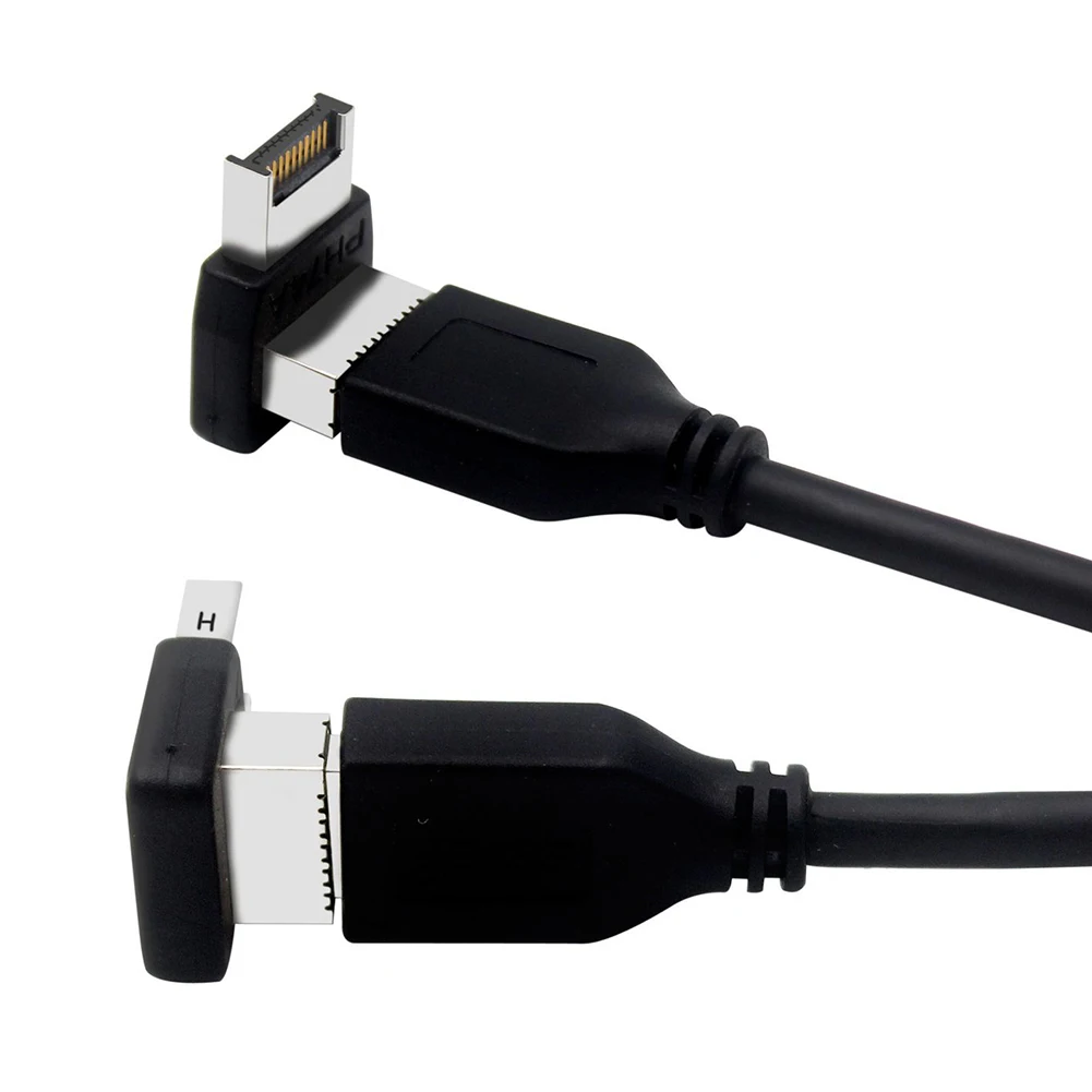 USB 3.1 Type E 90-градусный преобразователь Передний адаптер C Разъем USB-адаптер
