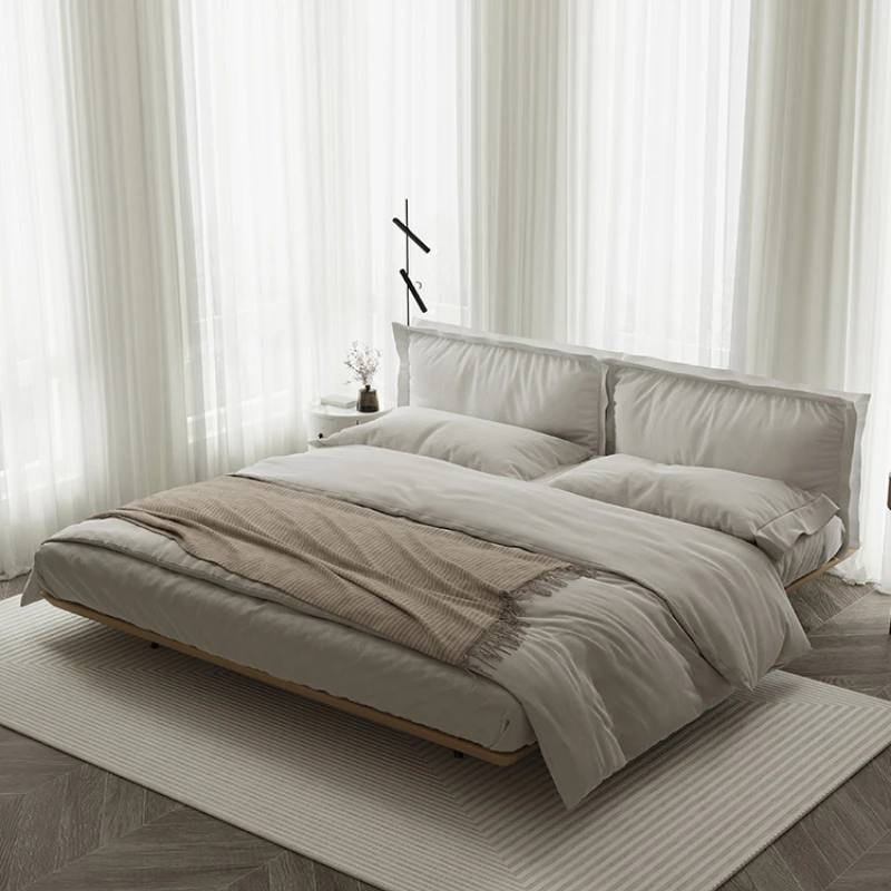 Удобная кровать в итальянском стиле эстетика минималистичный свадебный каркас