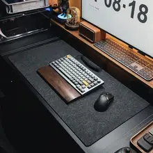 Computer Desk Felt Mat Large Size Table Keyboard Big Mouse Pad Non-slip Keyboard Mat Laptop Cushion Mousepad Gaming Accessories
