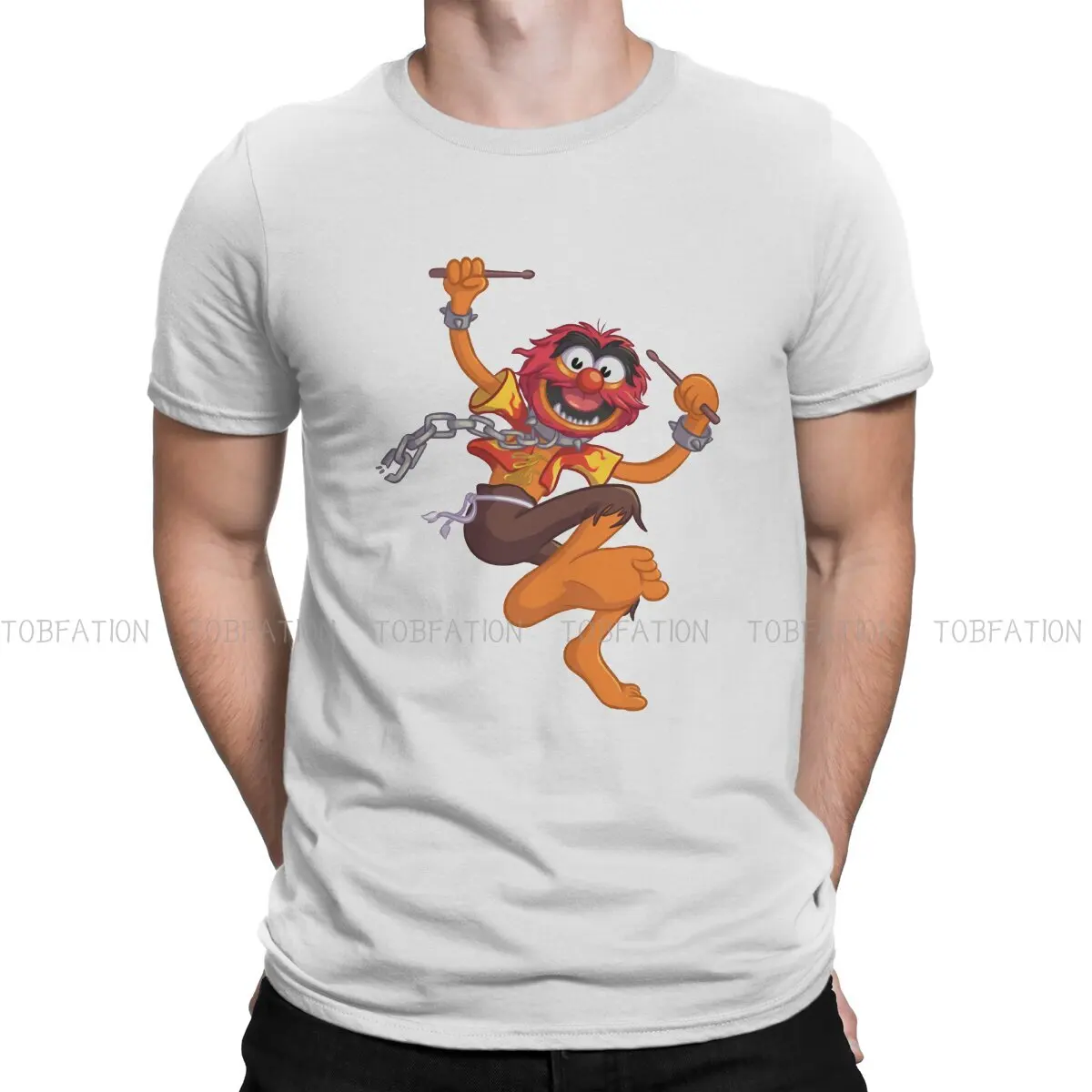 

Disney The Muppets Fozzie Bear TV Man TShirt Animal Cool Rock Distinctive T Shirt Graphic Sweatshirts New Trend