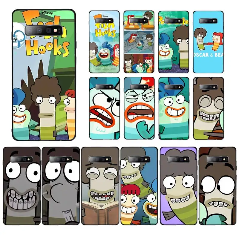 

Disney Fish Hooks Phone Case for Samsung S10 21 20 9 8 plus lite S20 UlTRA 7edge