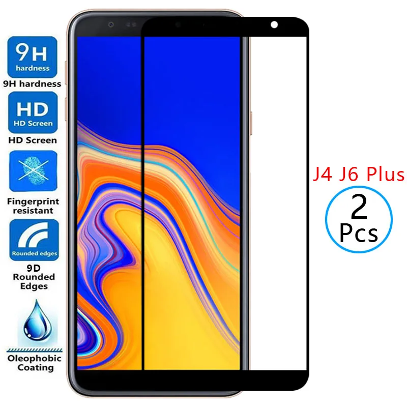 

Защитное закаленное стекло 9d для samsung j4 j6 plus, защитная пленка для экрана samsung galaxy j 4 6 4j 6j j4plus j6plus, защитный чехол
