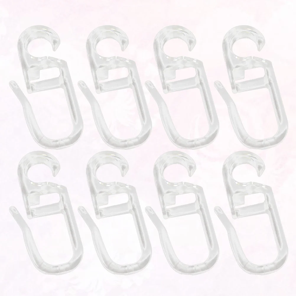 

Curtain Hooks Showerrod Glider Track Rail Plasticand Hook Drape Tracks