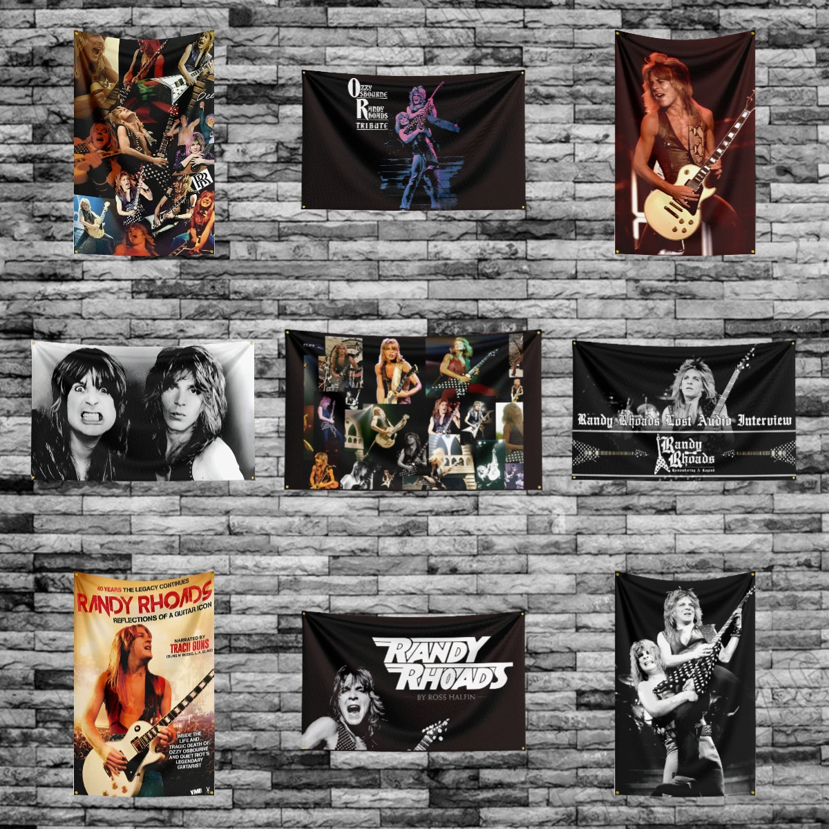 3x5 футов тяжелая рок-группа-O-Ozzys Osborne с флагом RandyS Roades полиэстер цифровая печать