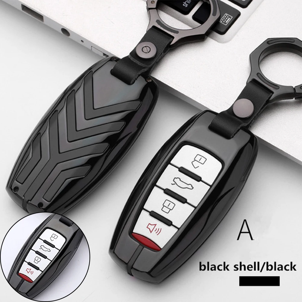 

Zinc Alloy Car Key Case Full Shell Black Red Blue For Great Wall Haval H6 H7 H4 H9 F5 F7 H2S Interior Accessories Fashion New