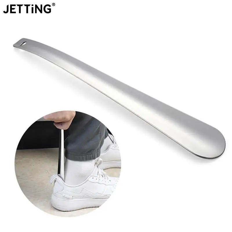 Flexible Long Handle Shoehorn Useful Shoe Lifter Shoe Spoon Metal Shoe Extractor Shoe Remover