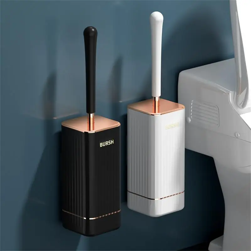 

Silicone Toilet Brush Flexible Soft Bristles Cleaning Brush No Dead Corner WC Toilet Brush Bathroom Accessories