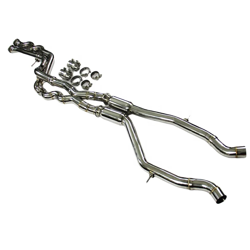 Высокопроизводительная средняя труба для BMW M3/M4 F80 F82 F83 S55 3 0 T 2014-2019 выхлопная из