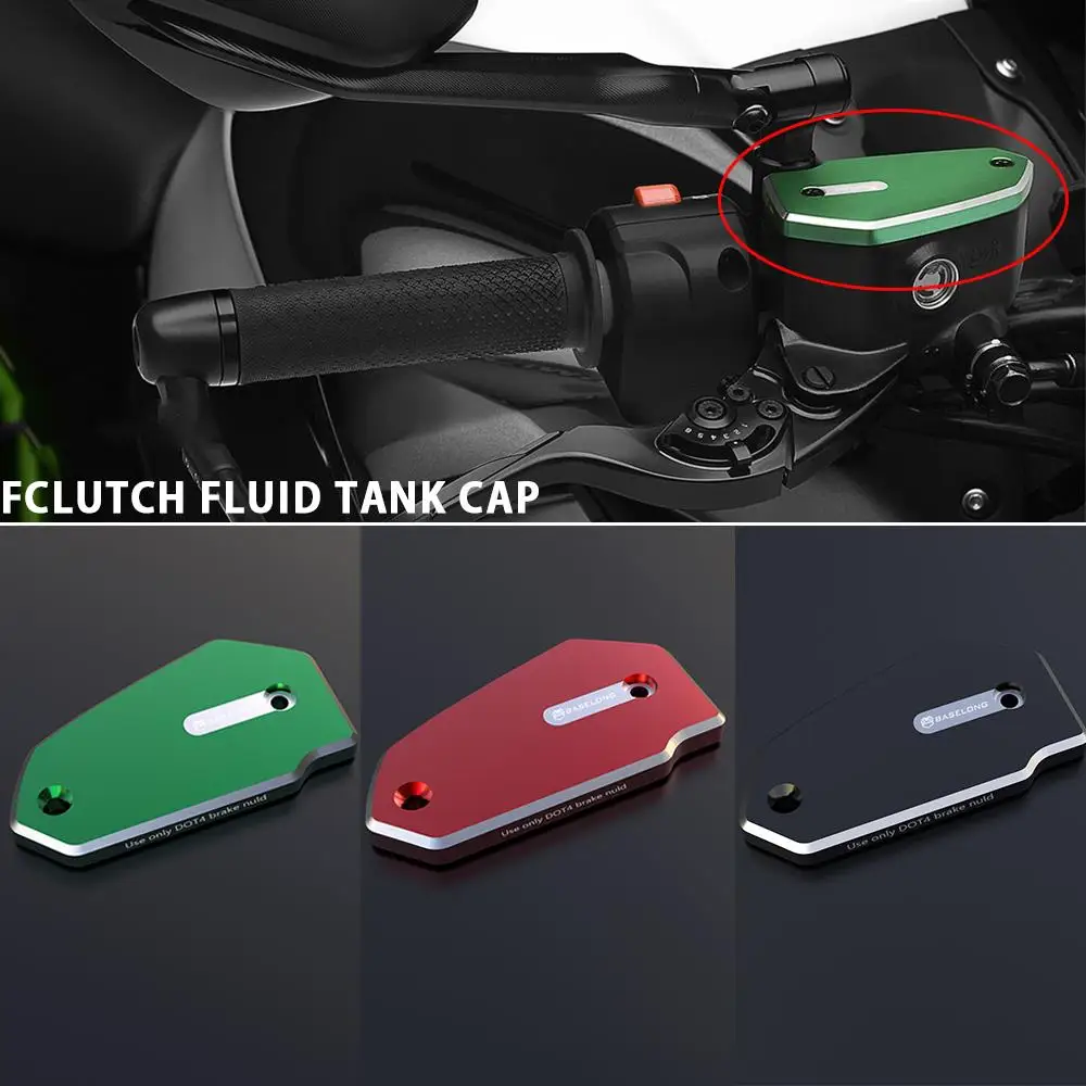 

For Kawasaki Ninja 650 NINJA650 650KRT KRT Edition 2023 2024 Motorcycle Accessories Brake Fluid Tank Cap Brake Oil pump Cover