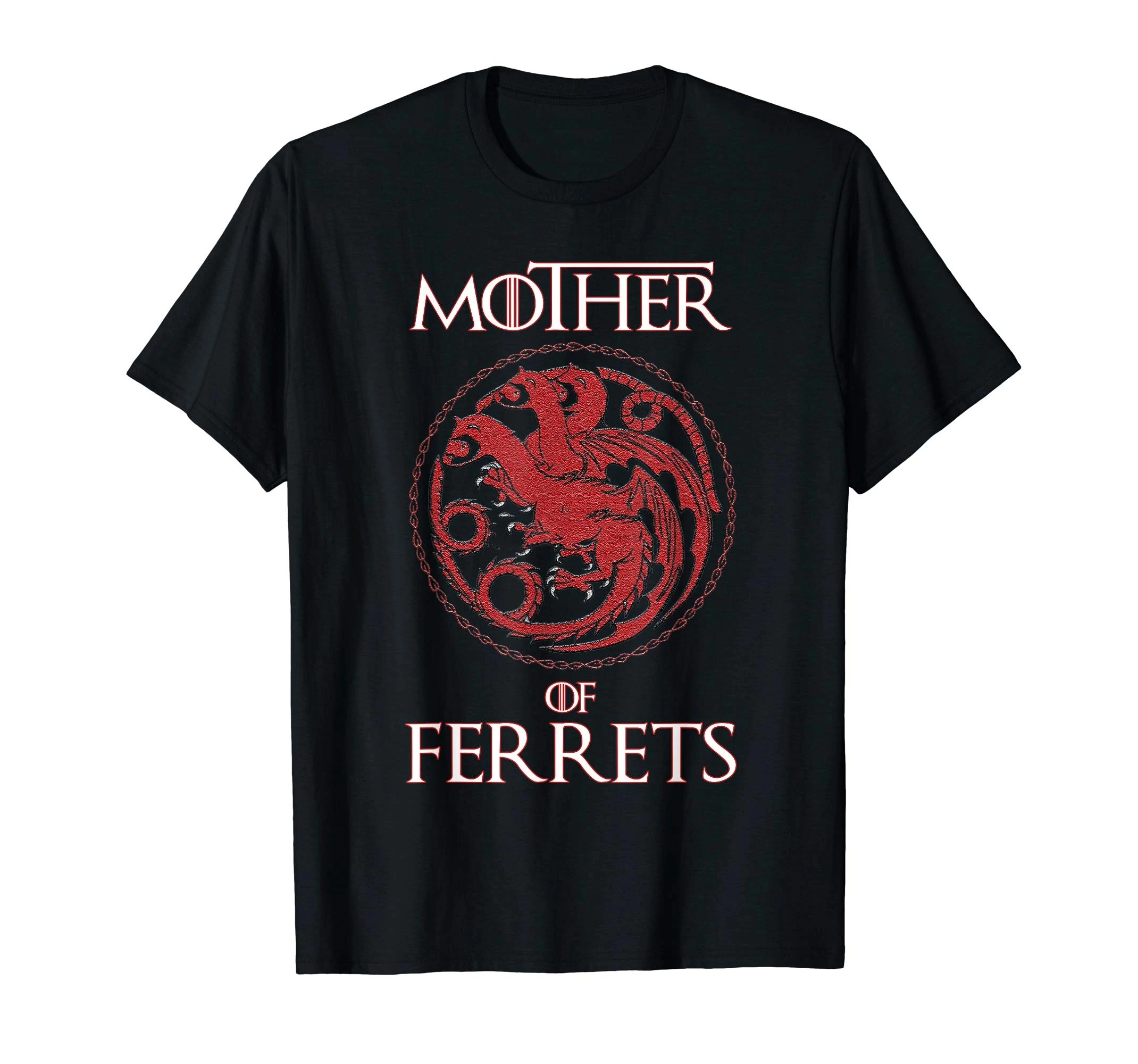 

Farm N Fancy Mother Of Ferrets T-Shirt-Men'S T-Shirt-Black