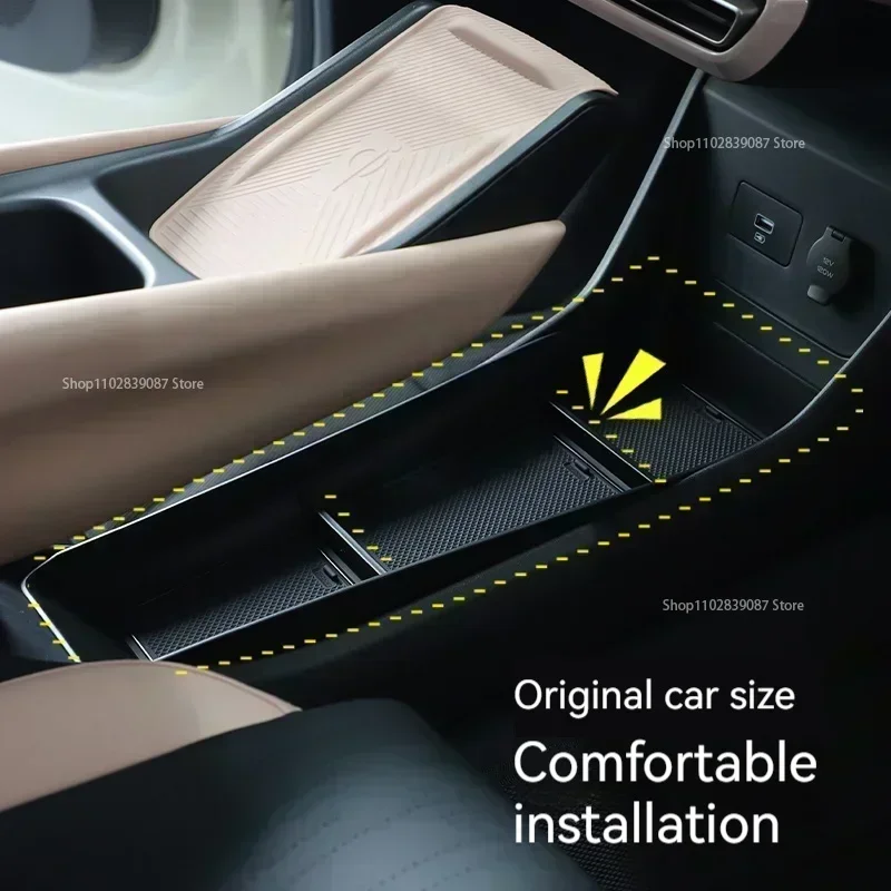 Для BYD SEAGULL 2022 2023 центральный нижний слой автомобиля органайзер аксессуары для