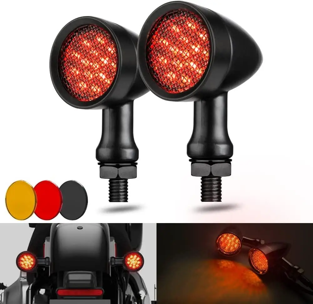 

Motorcycle Turn Signals Daytime Running Lights Led Indicator Lights IP67 Waterproof Brake Lamp Modified Parts