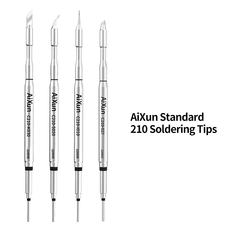 

Стандартные наконечники паяльника Aixun C210 K030 S020 I010 027 для паяльной станции, ручка электрического железа, инструменты для ремонта
