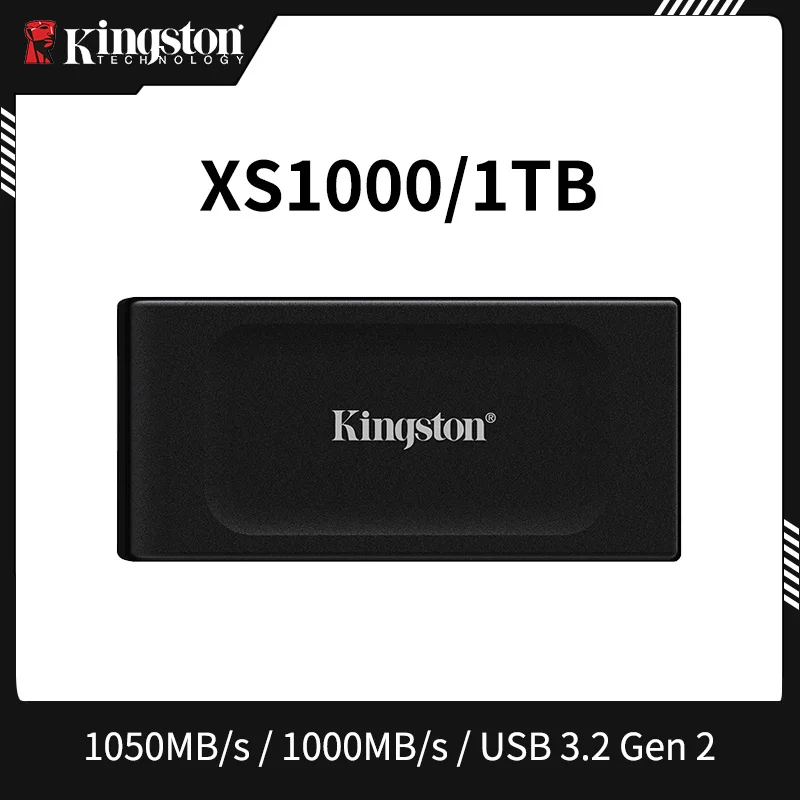 

Kingston XS1000 1TB 2TB Portable SSD USB 3.2 Gen 2 High Performance External Solid State Drive 2x2 for Laptop Tablet Mobile