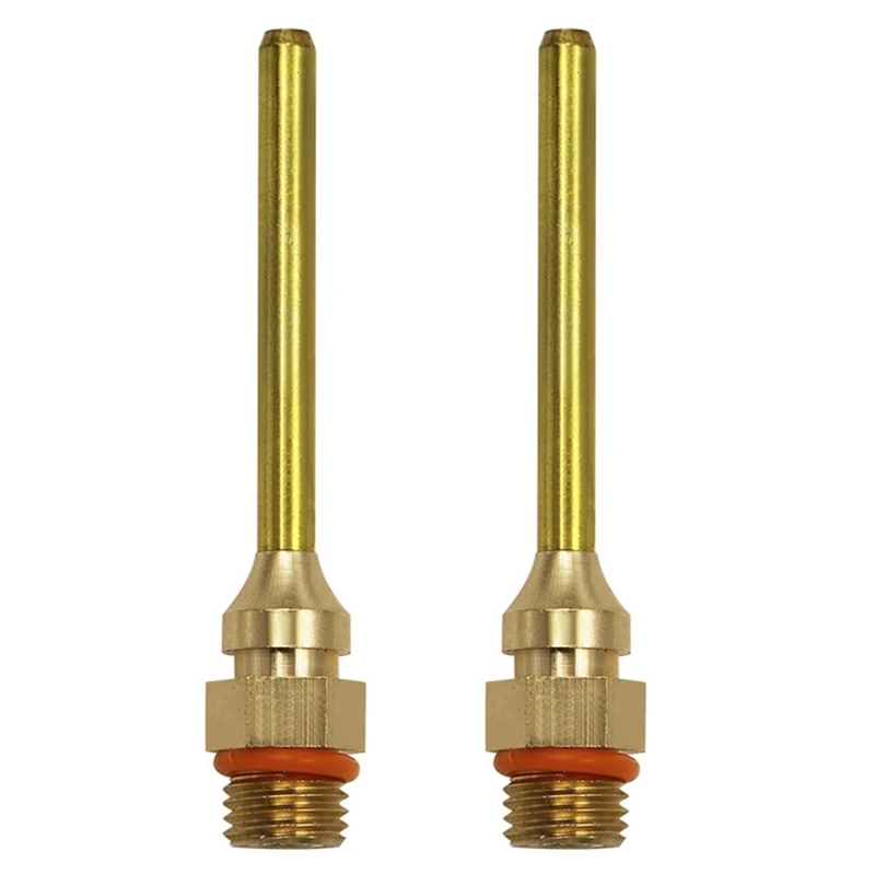 

2Pcs Pure Copper Hot Melt Glue Nozzle Long Short Small-Bore Large Diameter Glue Nozzle
