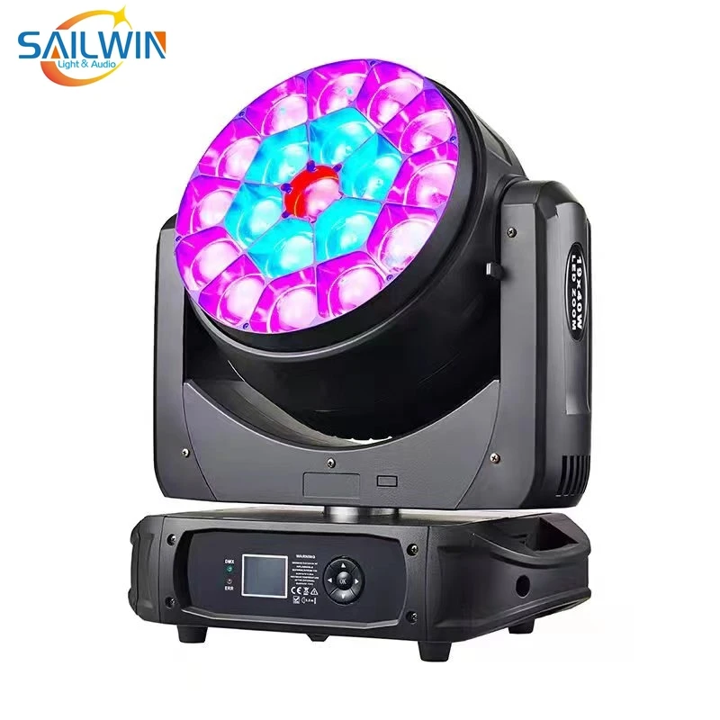 Сценическое освещение Sailwin CE 1940 19X40W RGBW K15 Big Eye DJ ZOOM Светодиодный светильник с