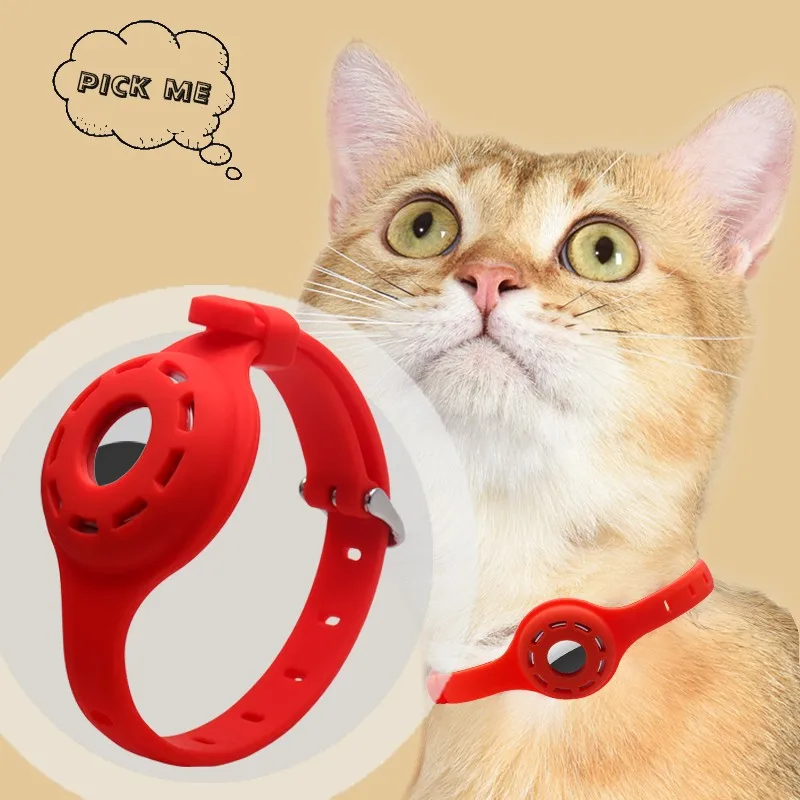 Новый силиконовый ошейник для кошек с защитой от потери