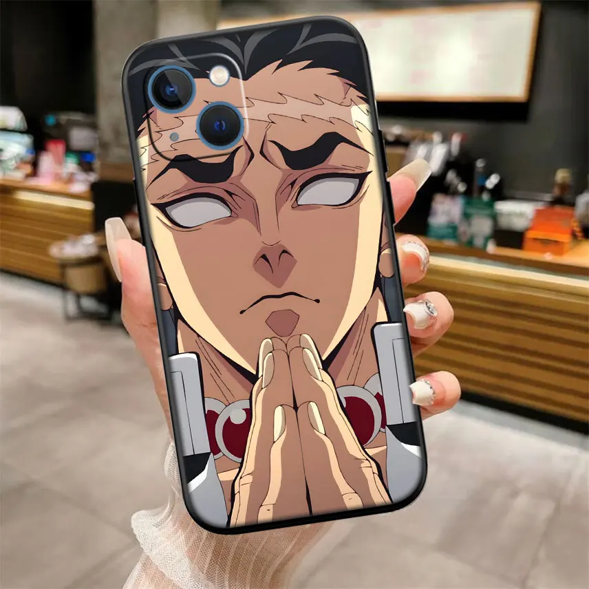 Новый высококачественный чехол для мобильных телефонов Demon Slayer Hashira iPhone 16 15 14 13 12