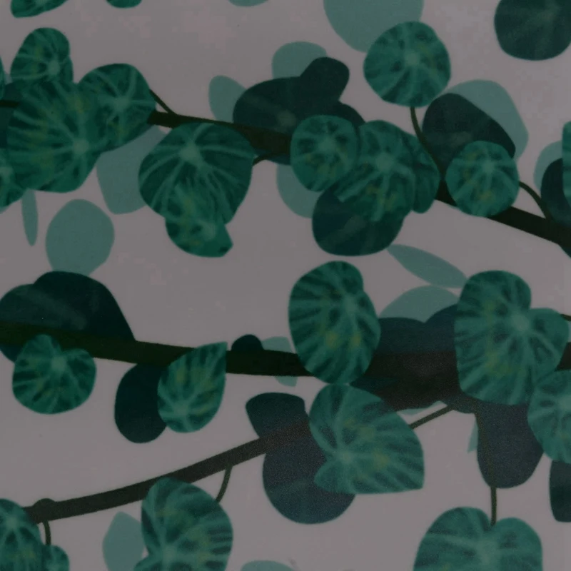 Настенная Наклейка с зелеными листьями винограда 6 шт.