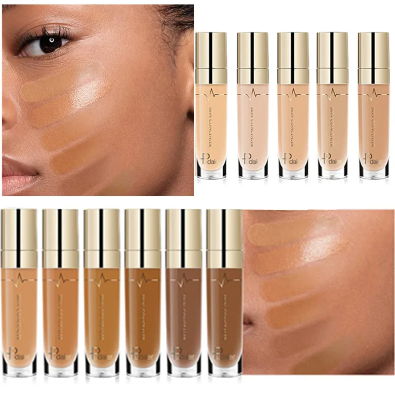 

Face Contour Concealer Liquid Waterproof Full Coverage Foundation Corrector Palette Base Professional Makeup For Dark Skin Make