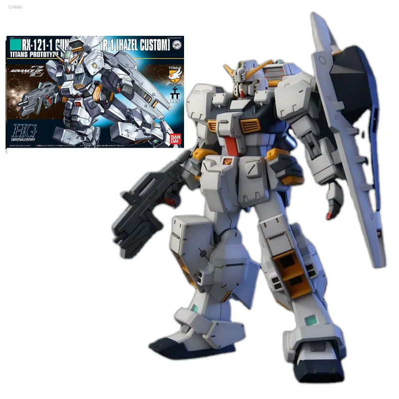 

Bandai Original GUNDAM HGUC H56 RX-121-1 Gundam TR-1 [Hazel Custom]1/144 Anime Action Figure Assembly Model Toys Gifts Children