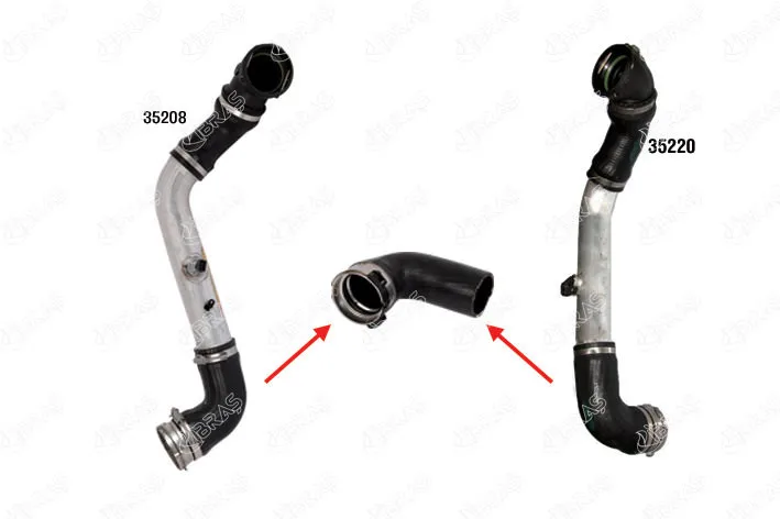

35209 TURBO hose for METAL pipe HARIC (METAL) 5,25D E60 E61 E60 E61