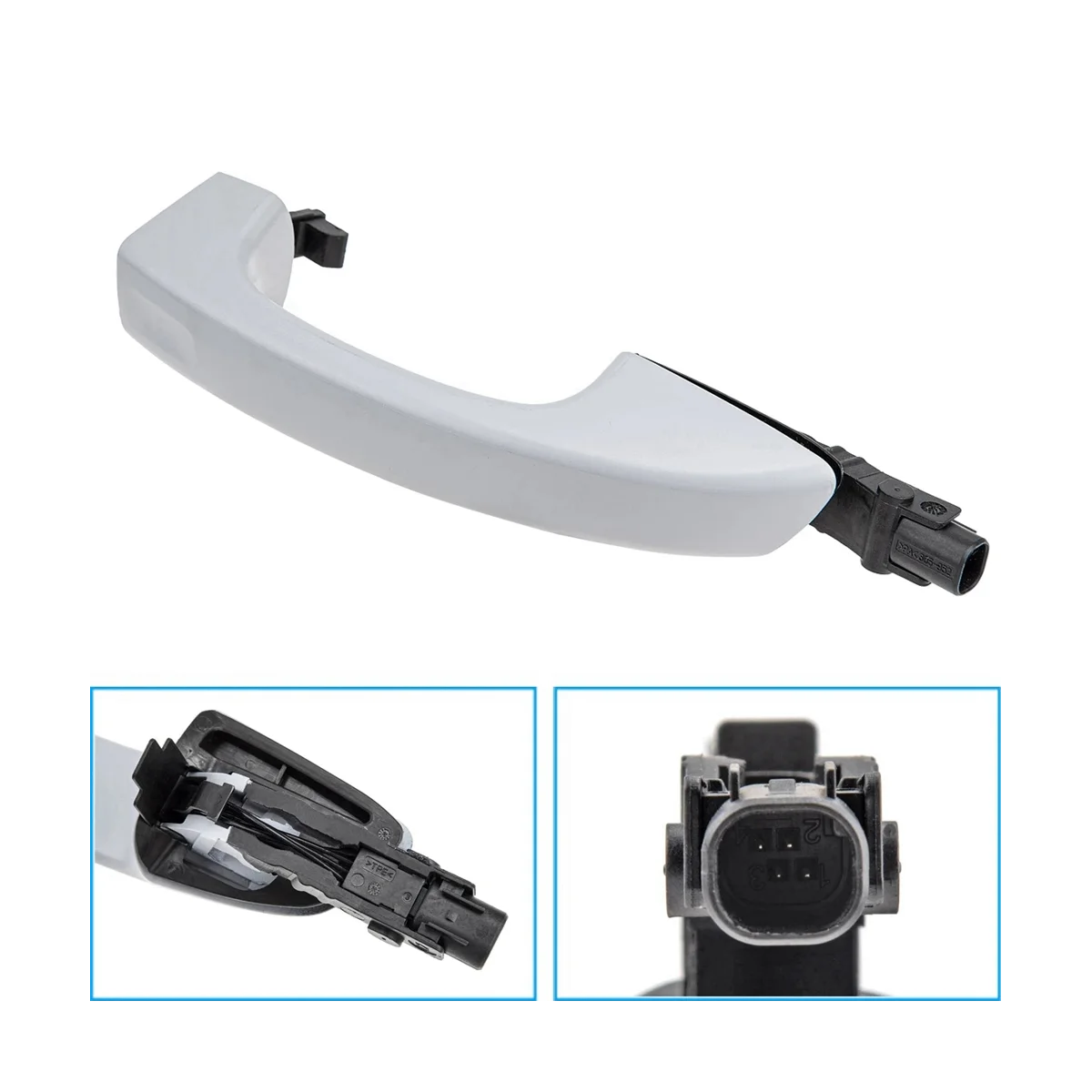 Левая внешняя дверная ручка автомобиля прямая замена для VW Touareg 2011-2017 V6 Hybrid NF