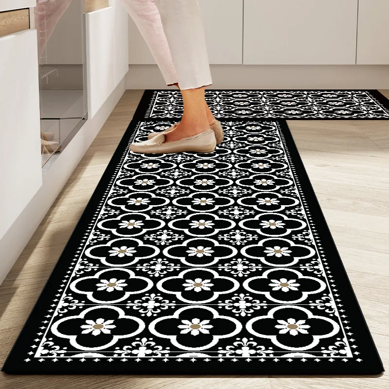 Кухонный коврик в стиле ретро нескользящие длинные коврики кухонный ковер