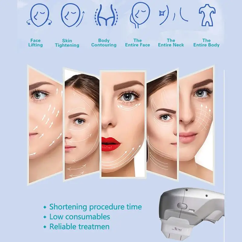 2022 latest 20000 Shots facial lifting wrinkle removal device body slliming fat reduce machine face lifting machine enlarge