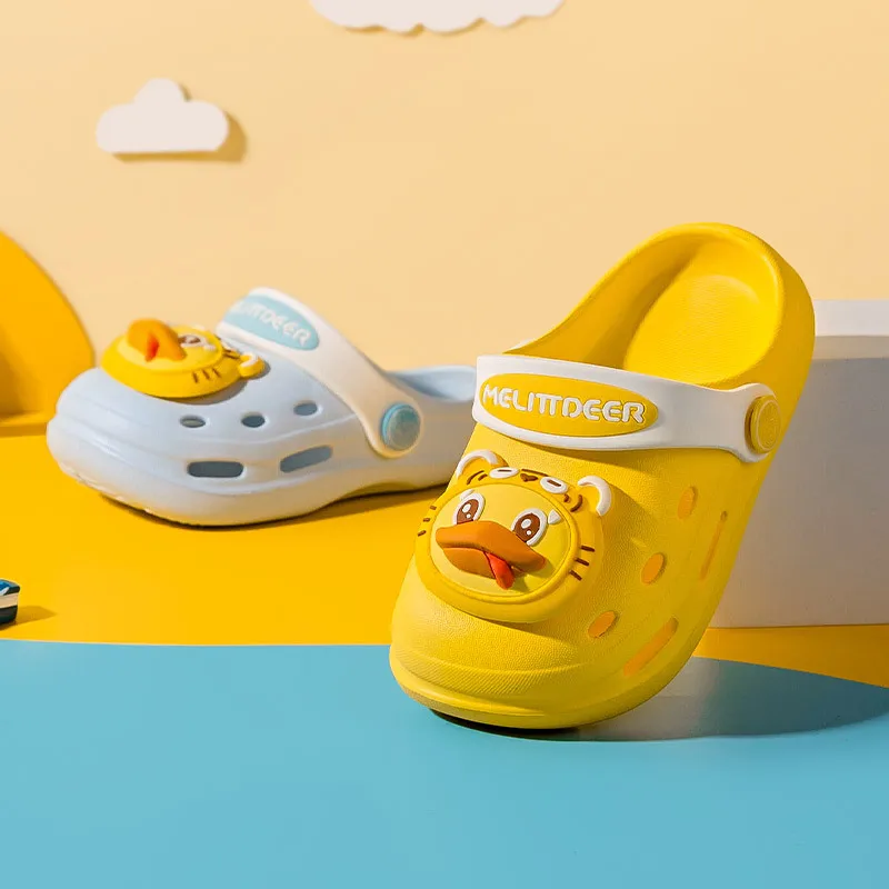 

Детские летние Нескользящие пляжные тапочки на плоской подошве