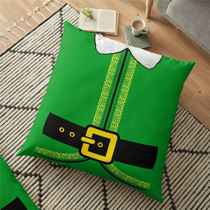 

Рождественская наволочка с принтом Elf на полке, 45*45 см, Рождественская наволочка, подарки, рождественские декоративные подушки для дома