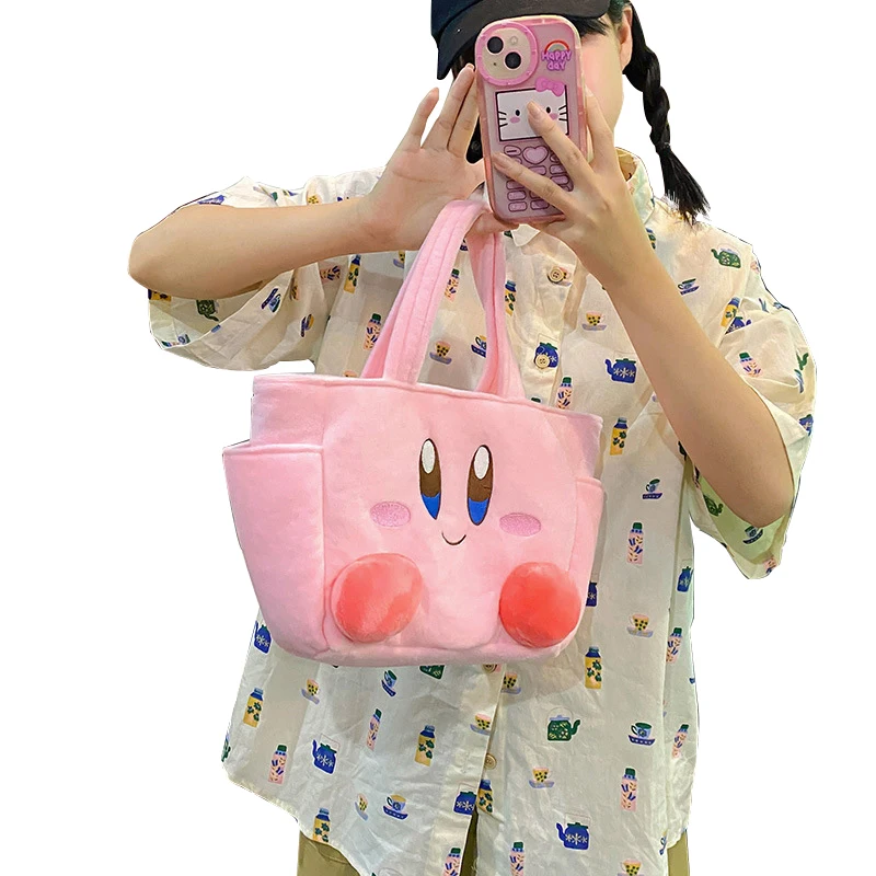 

Anime Plush Jk Bag Large-Capacity Storage Single Shoulder Bag Female Handbag Kawaii Soft Short Plush Storage Bag