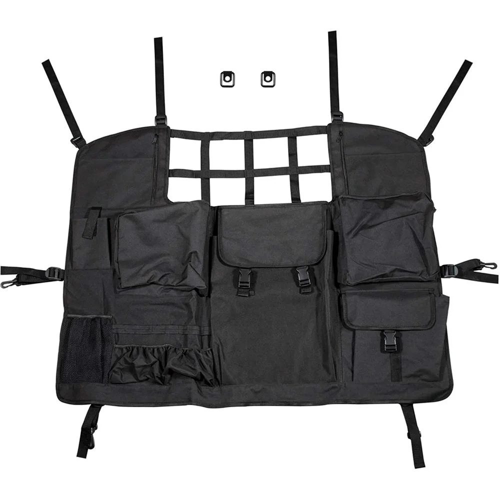 

Multi-Pockets Trunk Cargo Tool Organizers Car Trunk Pet Isolation Net Storage Bag for Jeep Wrangler JK JL 2007-2020