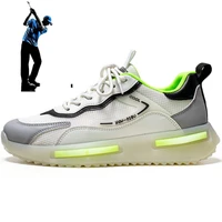 mens golf shoes mesh breathable comfortable golf shoes outdoor workout running shoes mens grass non slip golf sneakers
