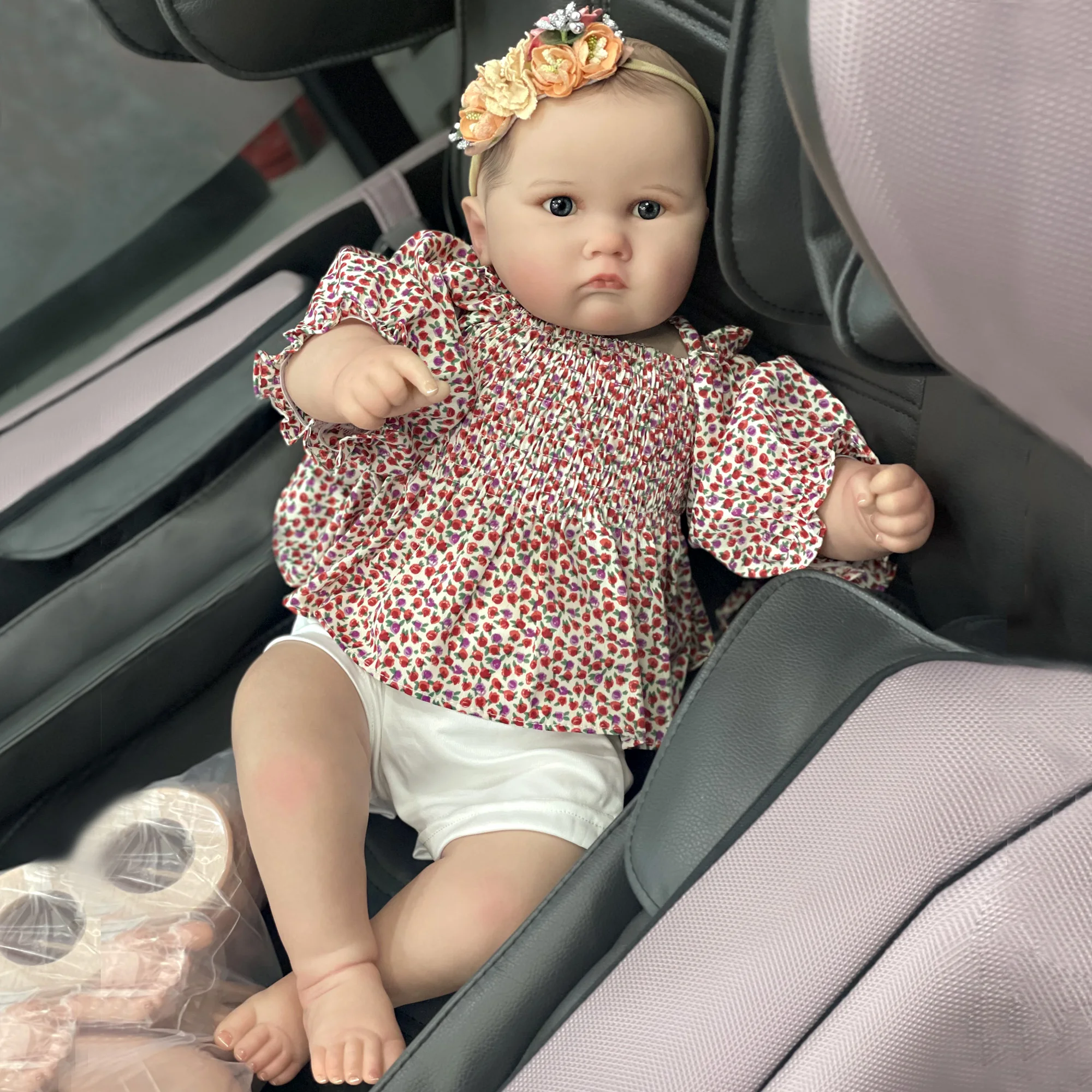 

65 см готовая Шарлотта Новорожденные Детские куклы с открытыми глазами мягкая виниловая Кукла Новорожденный полная кукла Новорожденные терминалы