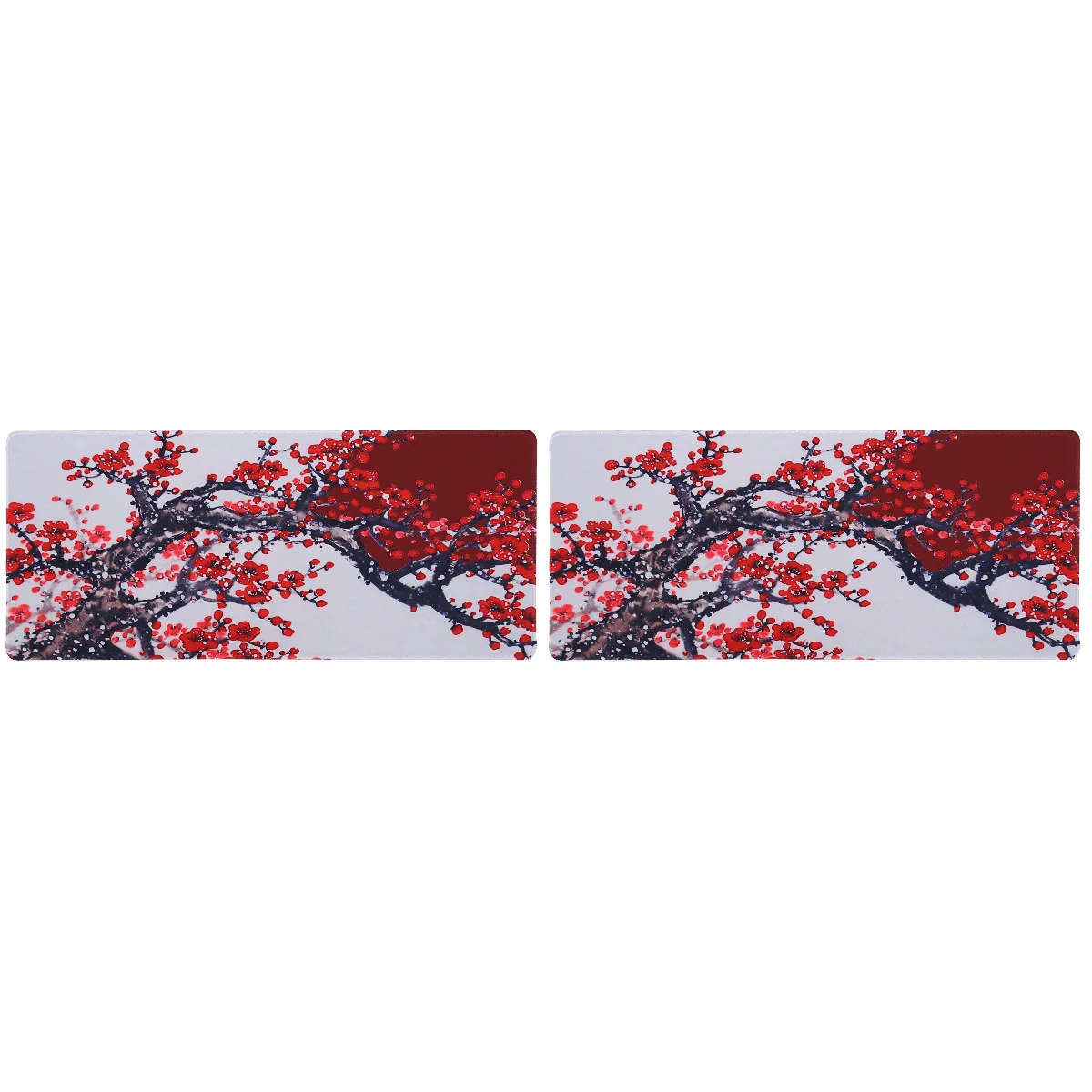 

2 PCS Gaming Decor Japanese Mousepad Desktop Mat Desk Stuff Desktop Decor Gaming Mouse Pad Table Mat Desk Decor Keyboard Mat