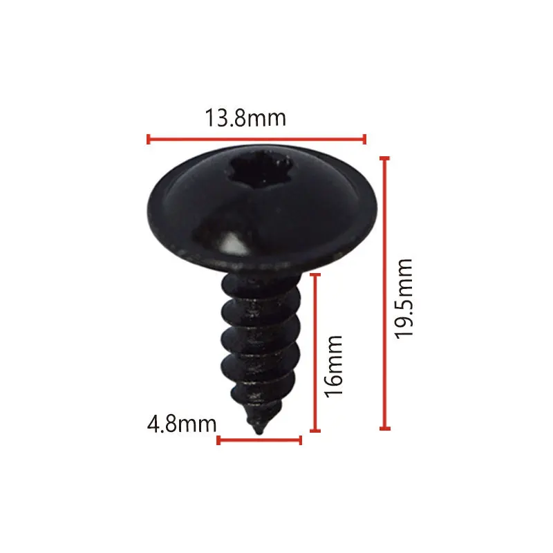 

20Pcs Hole Car Bumper Rivet Fastener Auto Fender Door Trim Panel Clips Rivet Set Replacement Push Pin Universal