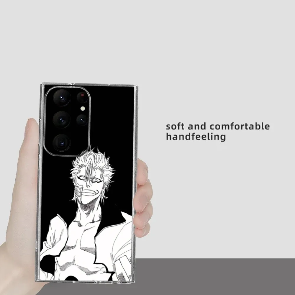 G-Grimmjow J-jaegerjaплос чехол для телефона Samsung Galaxy S24 Ultra S22 S23 S21 S20 5G защитный силиконовый