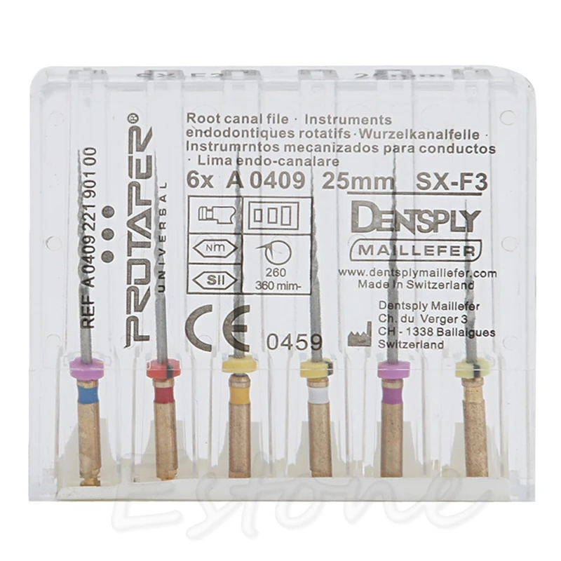 

A Packet ProTaper файлы Niti SX-F3 25 мм Dental Rotary Universal Engine