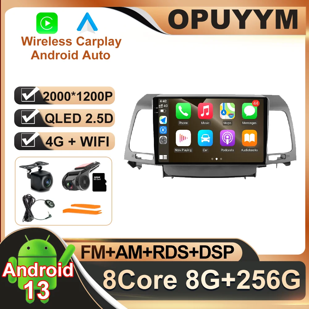 

Автомагнитола для KIA Opirus 2007-2008, Android 13, 4G, LTE, Wi-Fi, AHD, BT